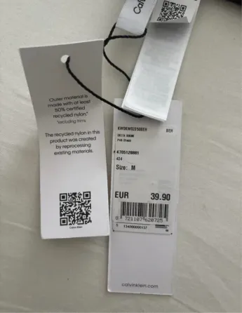 Braguita Calvin Klein negra Alcobendas