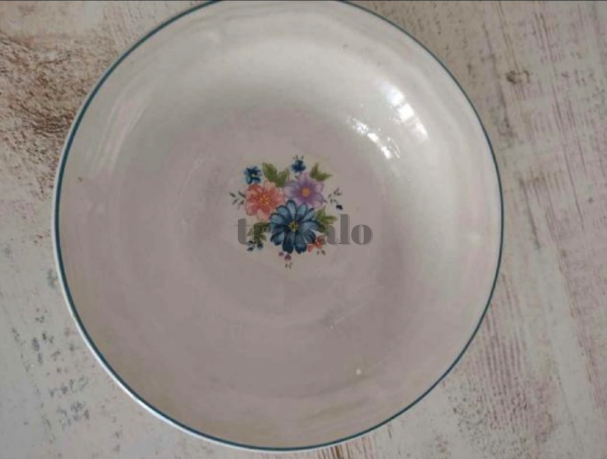 Plato postre hondo de porcelana Bilbao - foto 1