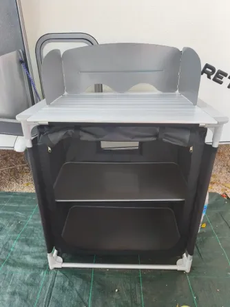 Mueble cocina camping plegable Zaragoza