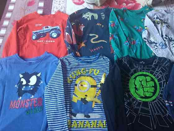 10 camisetas manga larga niño talla 6-7 años Madrid