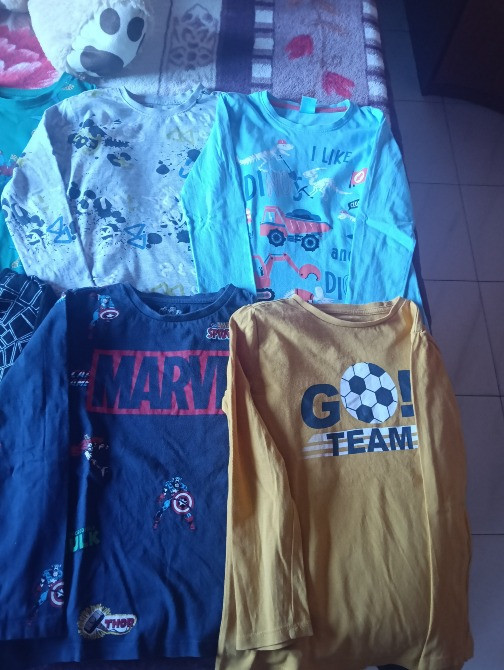 10 camisetas manga larga niño talla 6-7 años Madrid - foto 3
