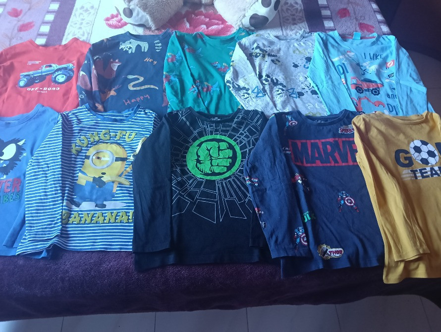 10 camisetas manga larga niño talla 6-7 años Madrid - foto 1