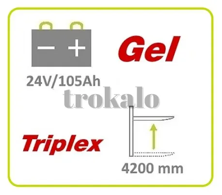 Apilador Compacto GX 10/42 Triplex Evo Gel Catarroja - foto 4