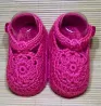 Sandalias de bebé tejidas a crochet Tarragona