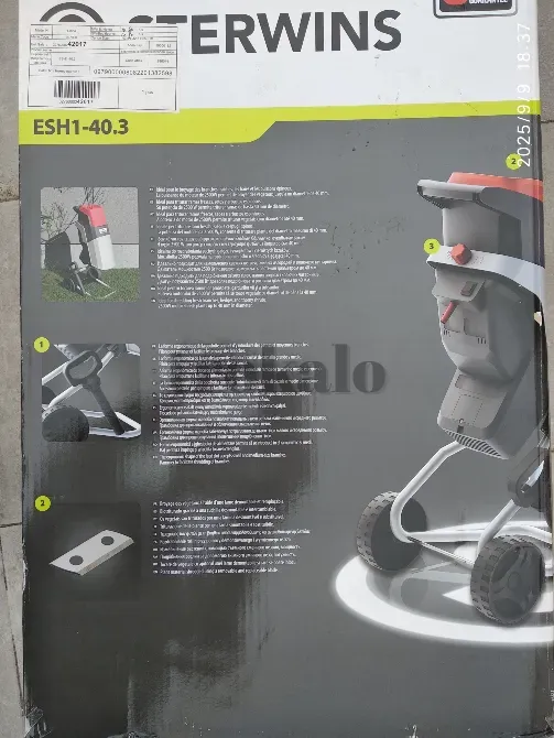 Biotriturador Eléctrico Sterwins Esh1-40.3 2500W 40 mm Diámetro de Corte Barcelona - foto 4