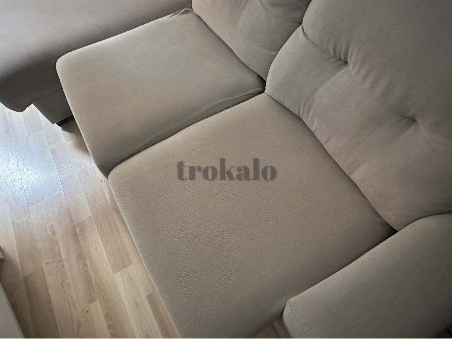 Sofá Chaislongue 3 Plazas Gris Madrid - foto 4