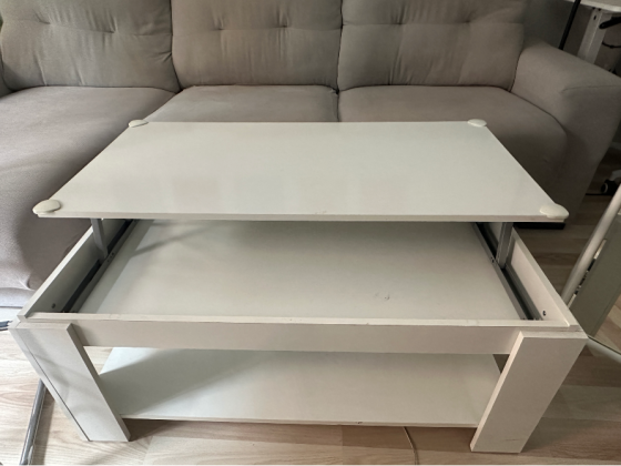 Mesa de Centro Blanca Madrid