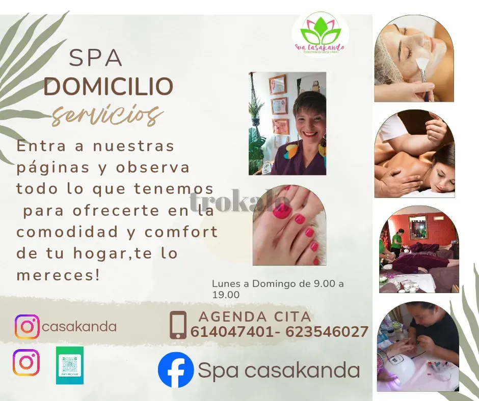 Spa a Domicilio, Masajes, Cutis, Uñas Zaragoza - foto 1