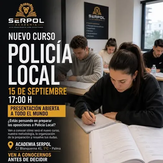 Policía Nacional, Guardia Civil y Bomberos. Palma