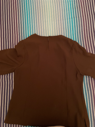 Conjunto Señora Falda y Blusa Marrón Ribarroja del Turia