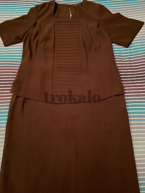 Conjunto Señora Falda y Blusa Marrón Ribarroja del Turia - foto 1