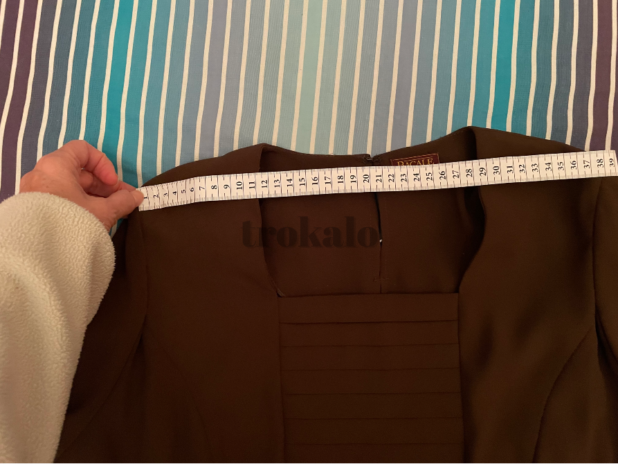 Conjunto Señora Falda y Blusa Marrón Ribarroja del Turia - foto 5