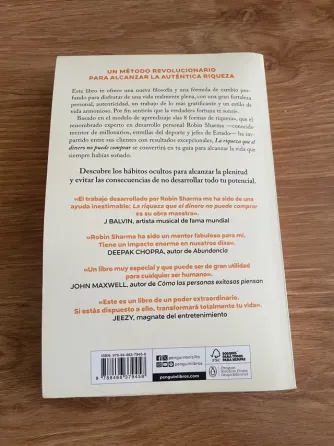 Libro “La Riqueza Que el Dinero no Puede Comprar” Tarragona