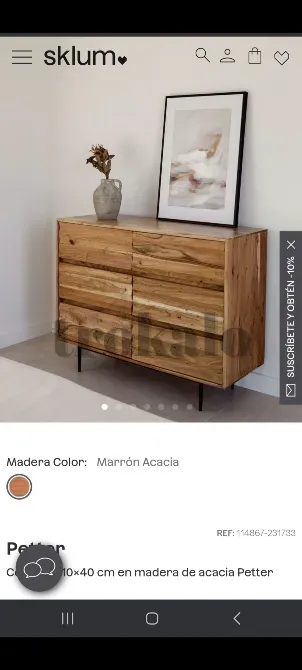 Cómoda Sklum Acacia - ¡Nueva A Coruna - foto 8