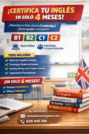 Preparación Certificación Cambridge Las Palmas de Gran Canaria