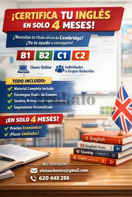 Preparación Certificación Cambridge Las Palmas de Gran Canaria - foto 1