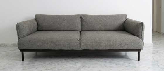 Sofá de 2 Plazas Gris Barcelona