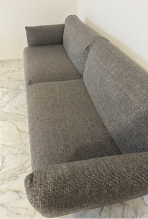 Sofá de 2 Plazas Gris Barcelona