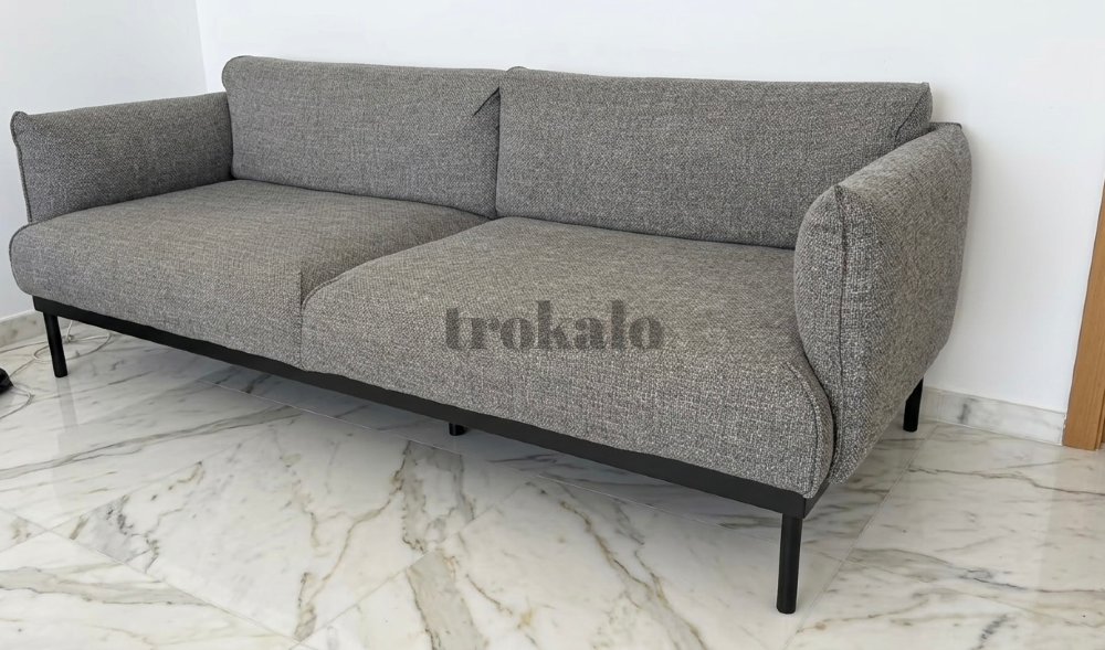 Sofá de 2 Plazas Gris Barcelona - foto 2