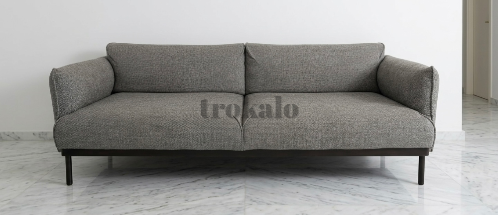 Sofá de 2 Plazas Gris Barcelona - foto 1