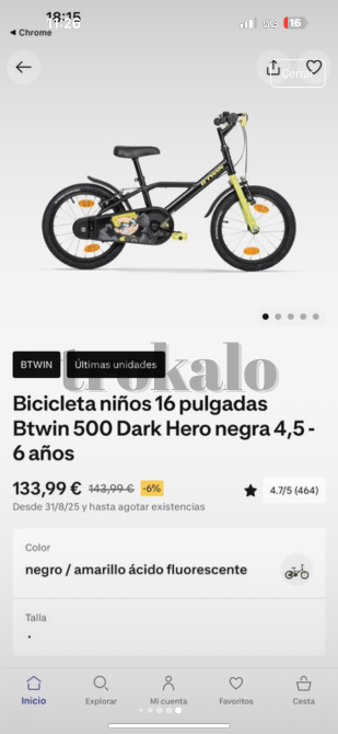 Bicicleta Niños Almeria - foto 4