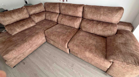 Vendo Sofá Chaise Longue Marrón (3X1, 90) Barakaldo