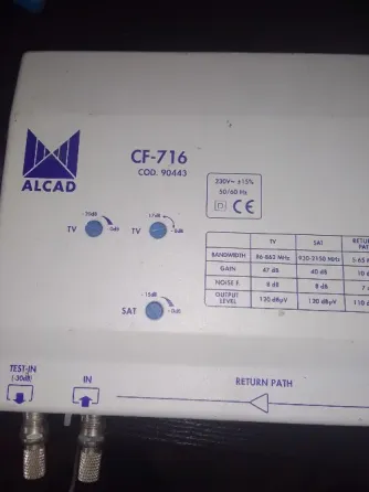 Amplificador DE Potencia DE LA Señal DE Antena Santa Cruz de Tenerife