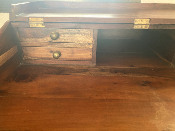 Escritorio Colonial Madera Oscura Cardedeu