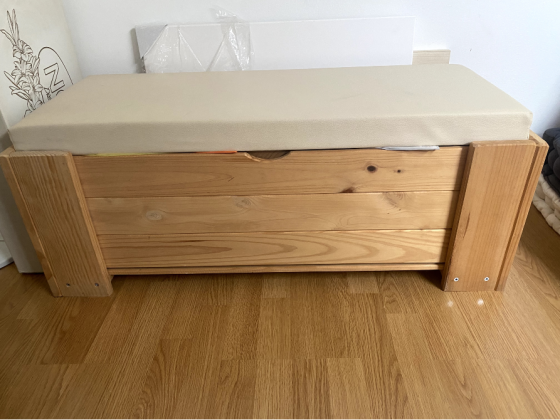 Baúl Luffe Madera Beige Como Nuevo Cardedeu