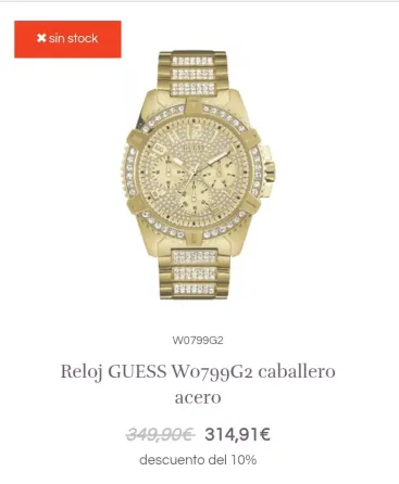 Reloj Guess Frontier Arenys de Mar