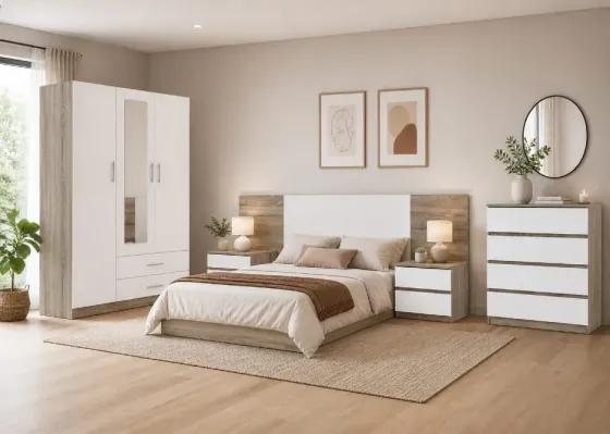 Conjunto de Dormitorio Completo Jaen