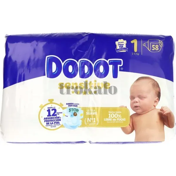 Pañal Infantil Talla 1 2-5 Kg 58 Unidades Barcelona - foto 1