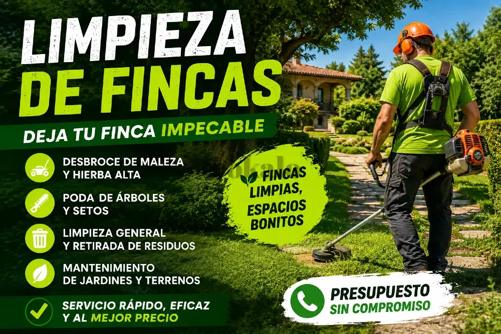 Limpieza de Fincas y Terrenos – Servicio Profesional Llodio - foto 1