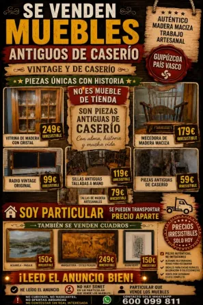 Muebles Vintage San Sebastian