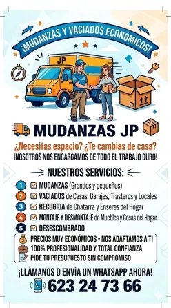 Portes, Vaciados y Mudanzas jp Santander