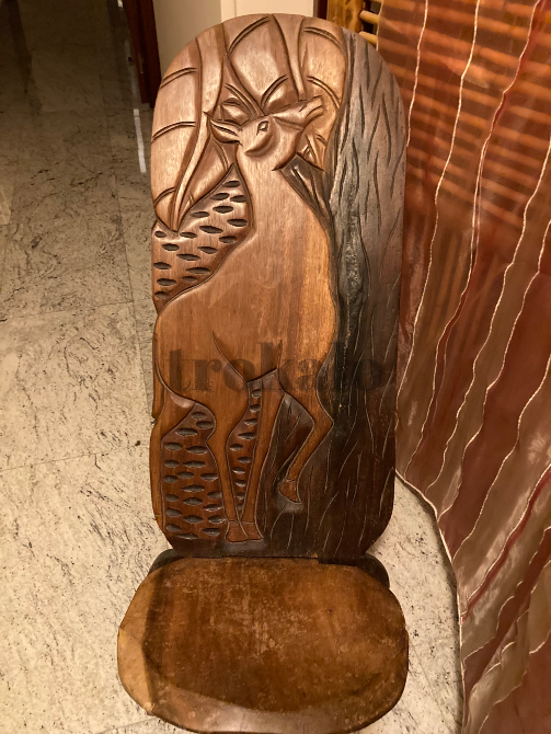 Silla de Madera Africana Sevilla - foto 2