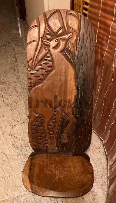 Silla de Madera Africana Sevilla - foto 1