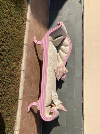 Sofá Chaise Longue Con Brocado Sevilla