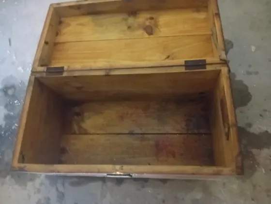 Baúl Antiguo de Madera Pontevedra