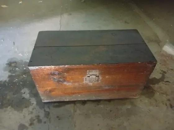 Baúl Antiguo de Madera Pontevedra
