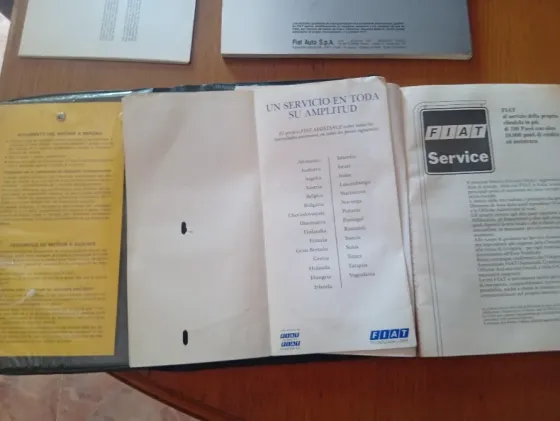 Manual de Instrucciones de Fiat Uno Pontevedra