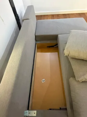 Ikea Älvdalen Gray 3-Seat Sleeper Sofa Valencia