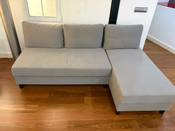 Ikea Älvdalen Gray 3-Seat Sleeper Sofa Valencia