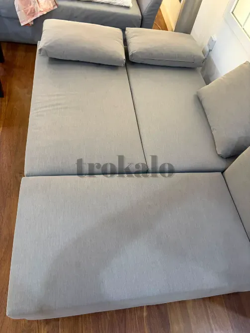 Ikea Älvdalen Gray 3-Seat Sleeper Sofa Valencia - foto 7