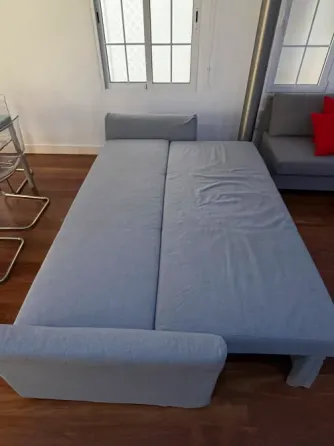 Sofá Cama 3 Plazas Gralviken Gris Valencia