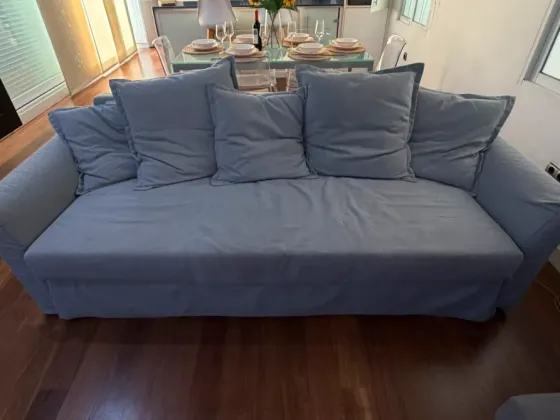 Sofá Cama 3 Plazas Gralviken Gris Valencia