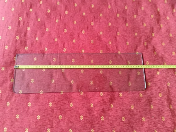 Repisa de Cristal Con Soportes Modernos Toledo