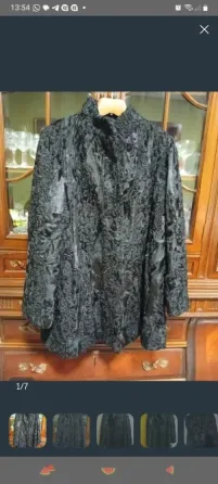 Chaqueton Astracán Negro Valencia