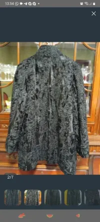 Chaqueton Astracán Negro Valencia