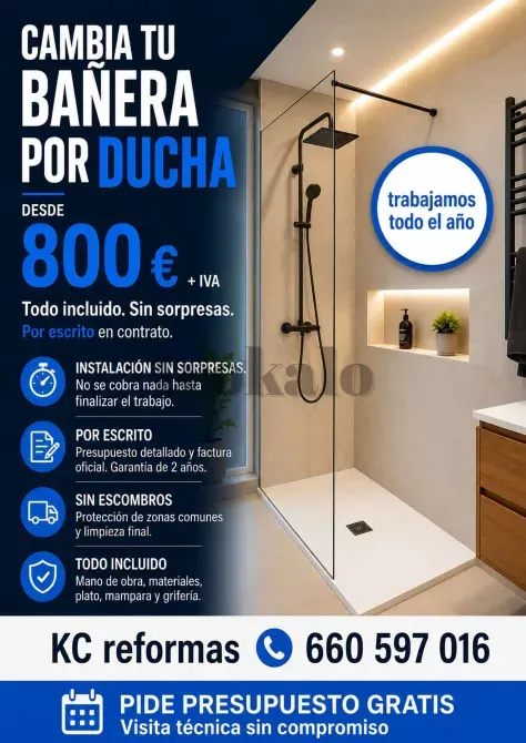 Cambio Bañera Por Plato DE Ducha Desde 800 € Collado-Villalba - foto 1